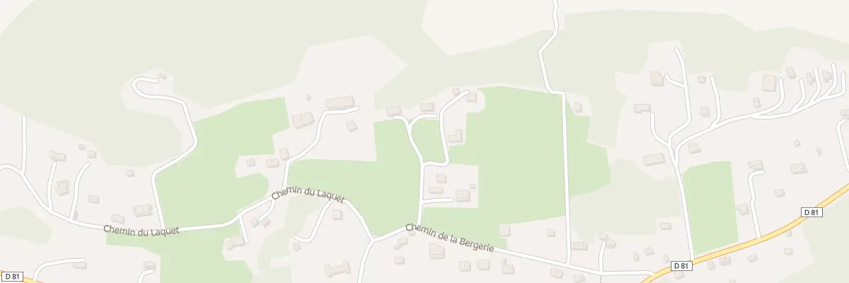 Plan du 45 Che de la Bergerie à Caille