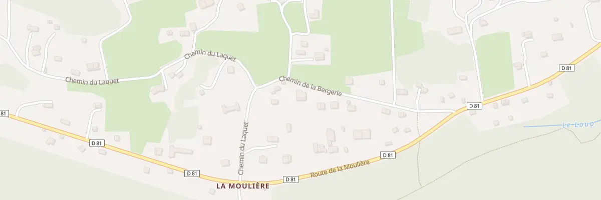 Plan du 70 Che de la Bergerie à Caille