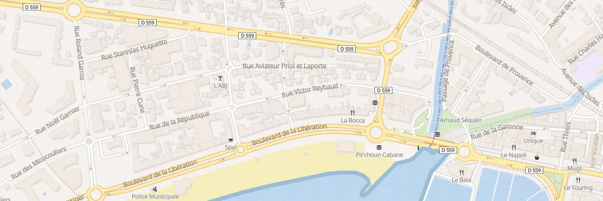 Plan du 124 Rue Victor REYBAUD à Fréjus