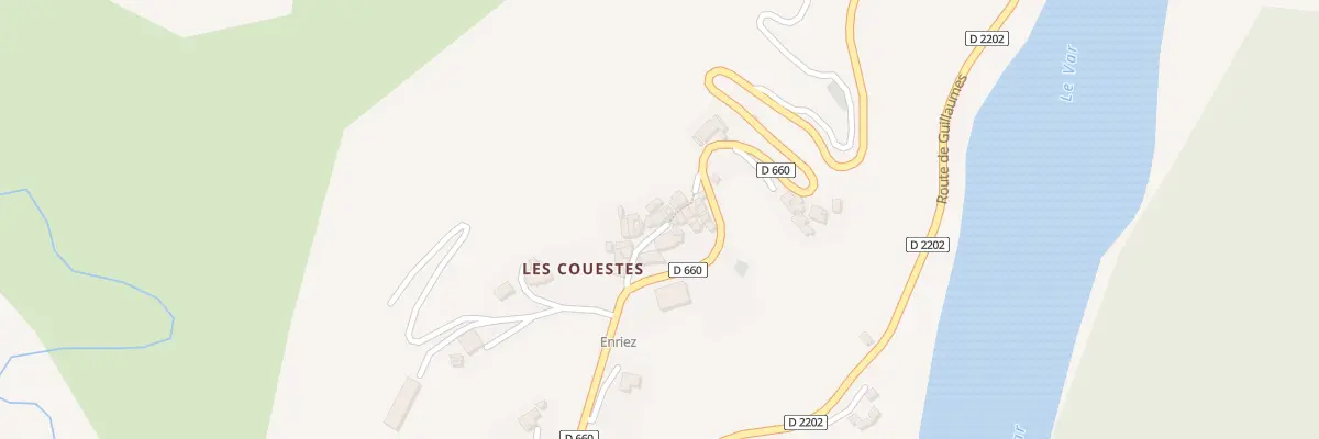 Plan du 5034 Les Couestes à Castellet-lès-Sausses