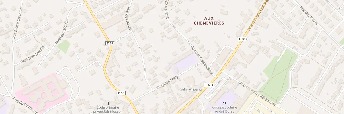 Plan du 1B Rue des Chenevieres Hericourt à Héricourt