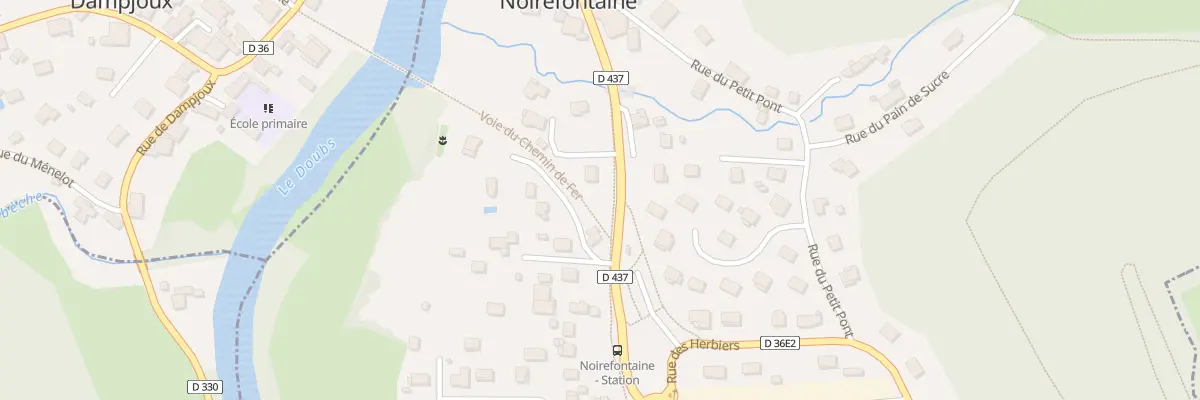 Plan du 19 Rue du Relais Postal à Noirefontaine