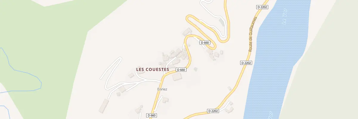 Plan du 5028 Les Couestes à Castellet-lès-Sausses