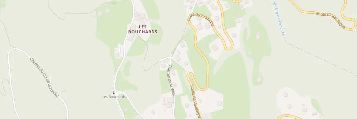 Plan du 14 Che du Mont Borrel aux Houches