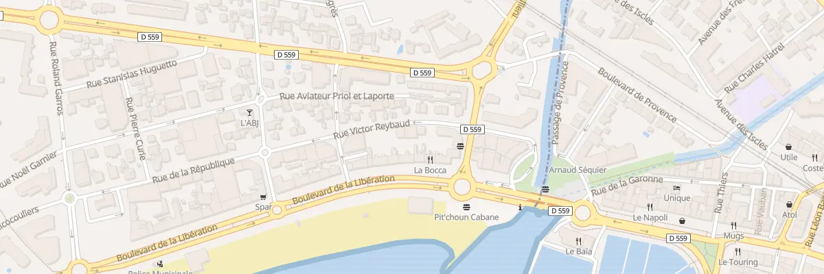 Plan du 190 Rue Victor REYBAUD à Fréjus