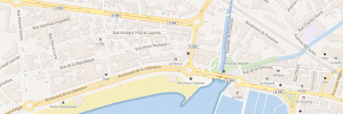 Plan du 383 Bd de la LIBERATION à Fréjus