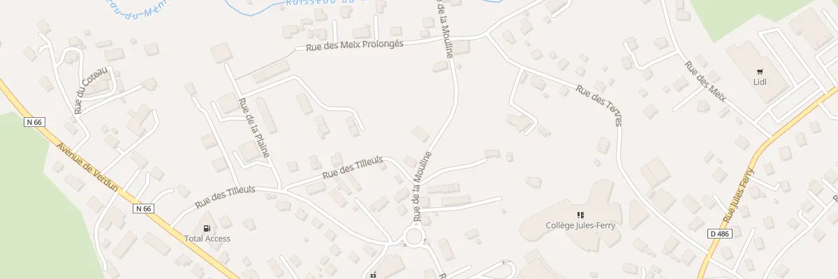 Plan du 35 Rue de la Mouline au Thillot