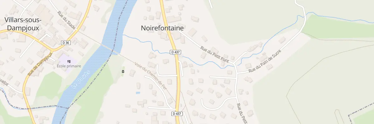 Plan du 10 Rue du Relais Postal à Noirefontaine