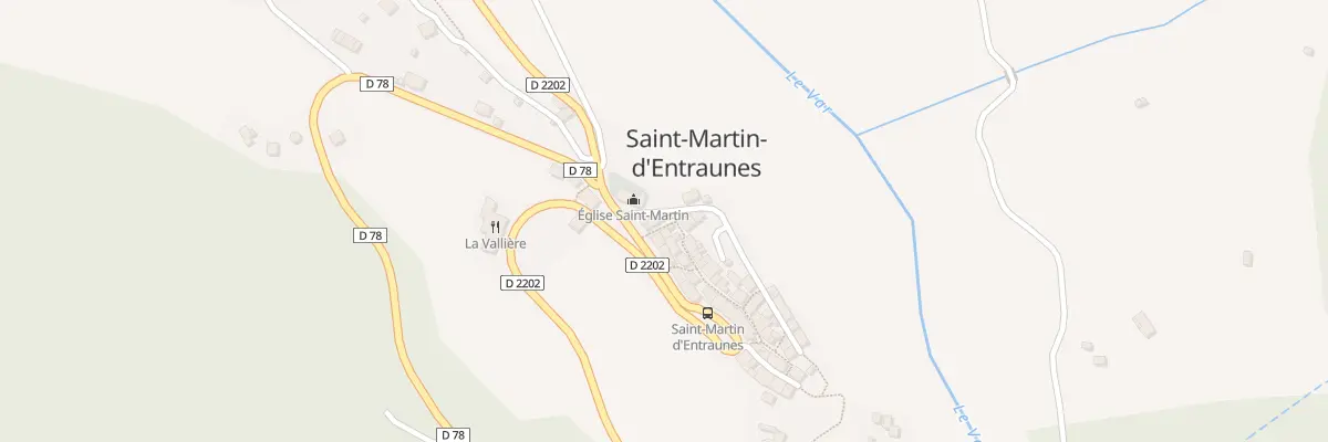 Plan du 5011 Le Village à Saint-Martin-d’Entraunes