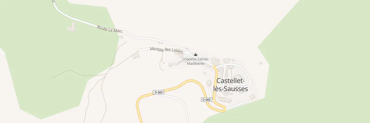 Plan du 5069 Le Village à Castellet-lès-Sausses