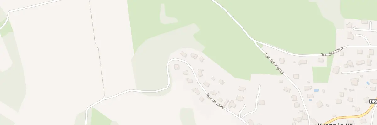 Plan du 22 Rue de Laire à Vyans-le-Val