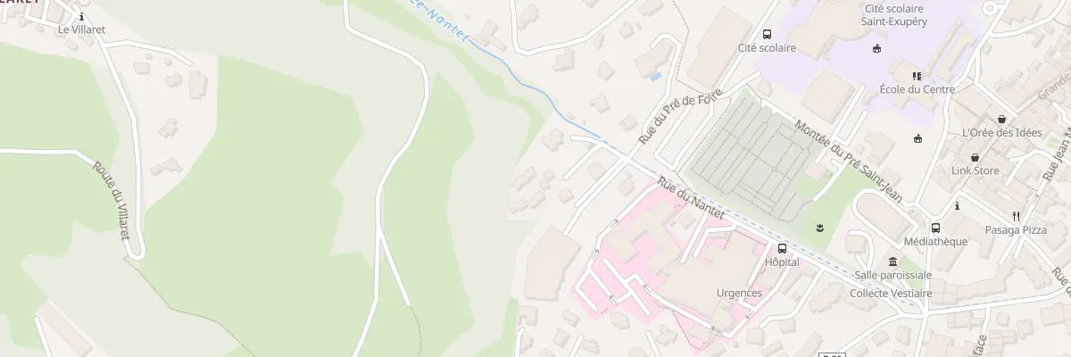 Plan du 321 Rue du Nantet à Bourg-Saint-Maurice