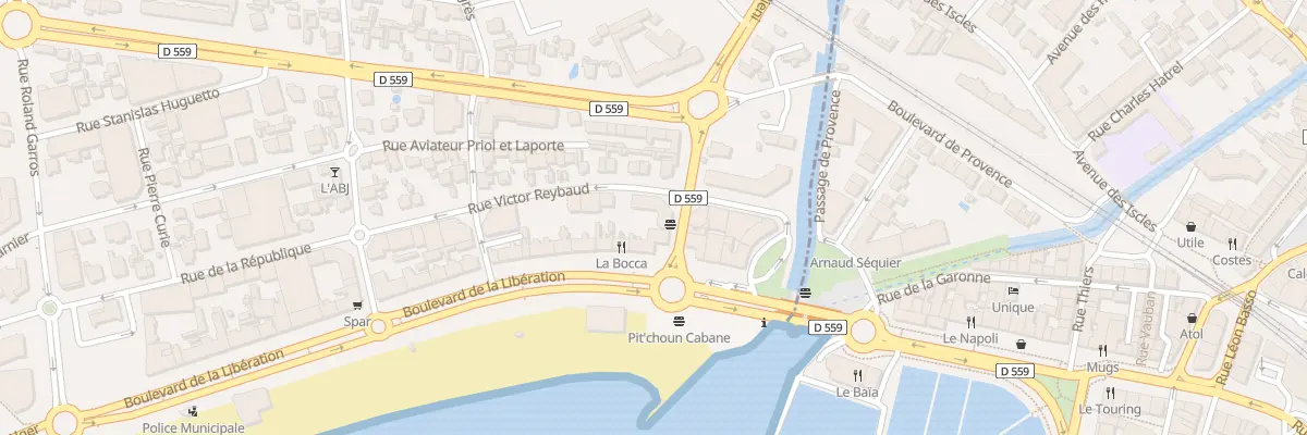 Plan du 232 Rue Victor REYBAUD à Fréjus