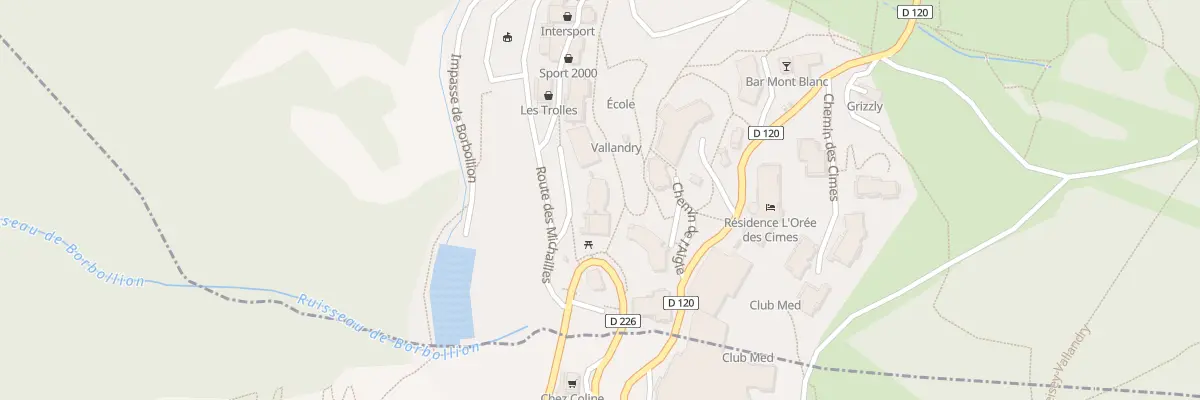 Plan du 5502 Imm Le Praz de l’Ours à Landry