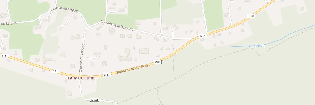 Plan du 5519 Rte de la Moulière à Caille