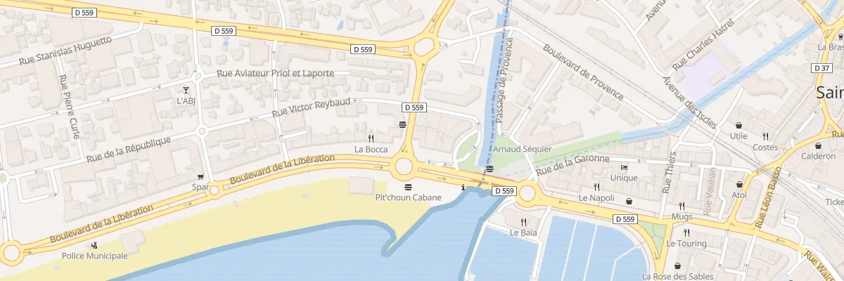 Plan du 457 Bd de la LIBERATION à Fréjus