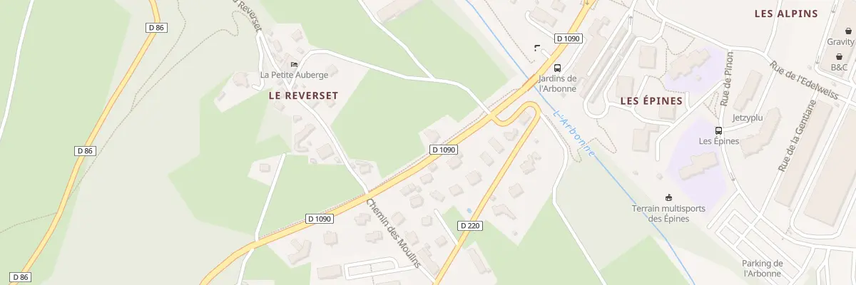 Plan du 1158 Av Maréchal Leclerc à Bourg-Saint-Maurice