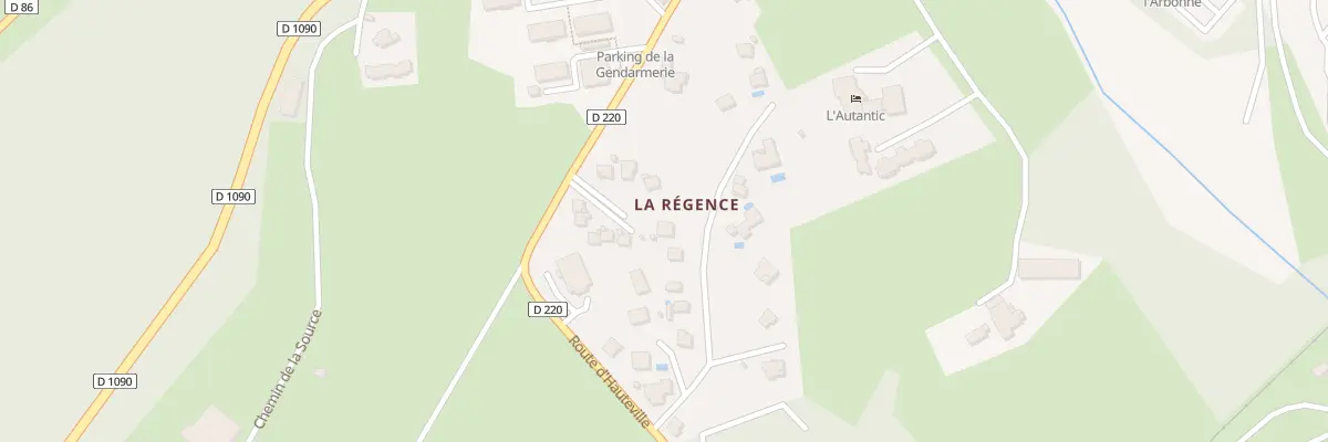 Plan du 207 Rue de la Régence à Bourg-Saint-Maurice