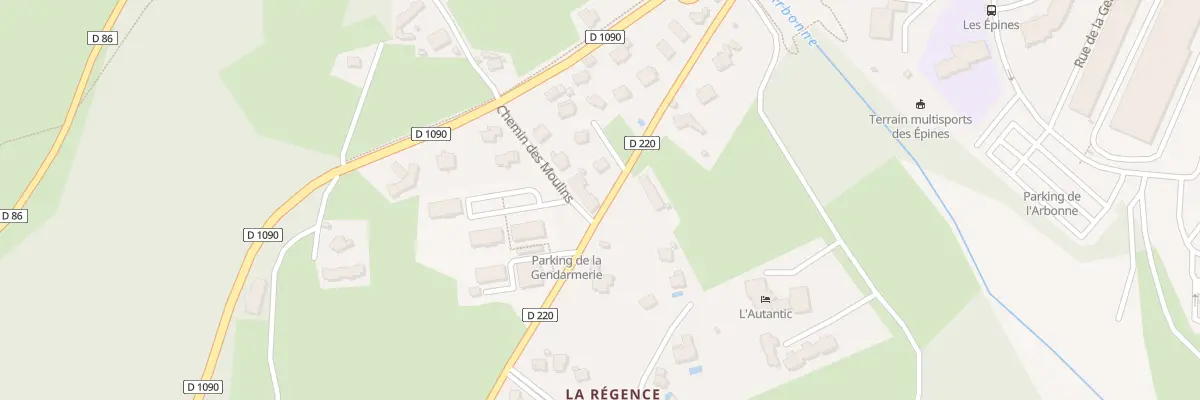 Plan du 290A Rte d’Hauteville à Bourg-Saint-Maurice