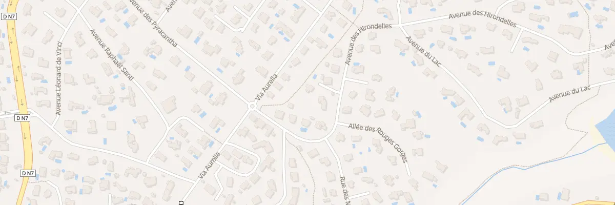Plan du 37 All des Ecureuils T de Mare à Fréjus
