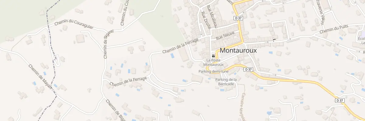 Plan du 9000 La Ferrage à Montauroux