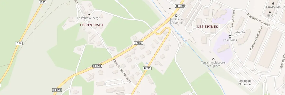Plan du 1153 Av Maréchal Leclerc à Bourg-Saint-Maurice