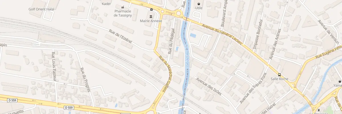Plan du 127 Rue du PEDEGAL à Fréjus