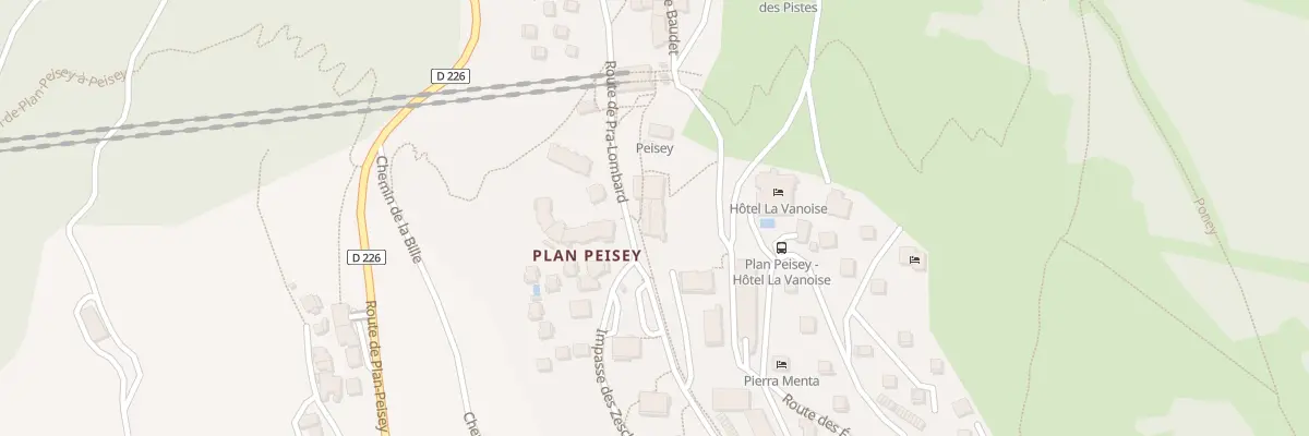 Plan du 5370B Res Les Melezes à Peisey-Nancroix