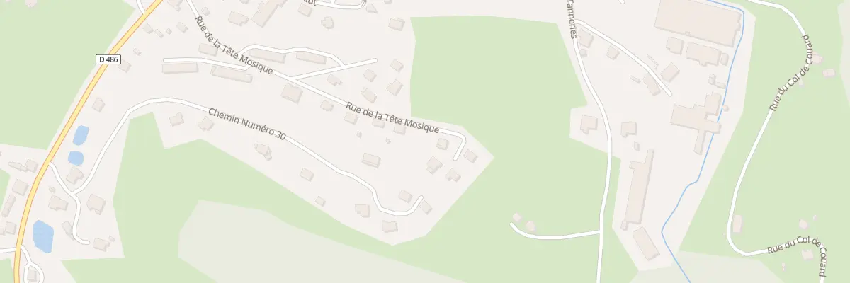 Plan du 24 Rue de la Tête Mosique au Thillot