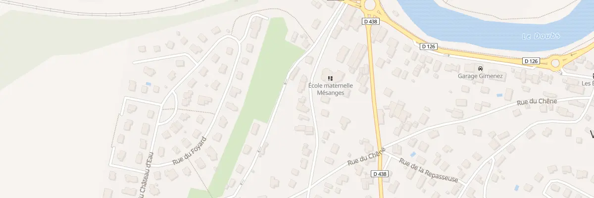 Plan du 5 Rue des Combes à Voujeaucourt