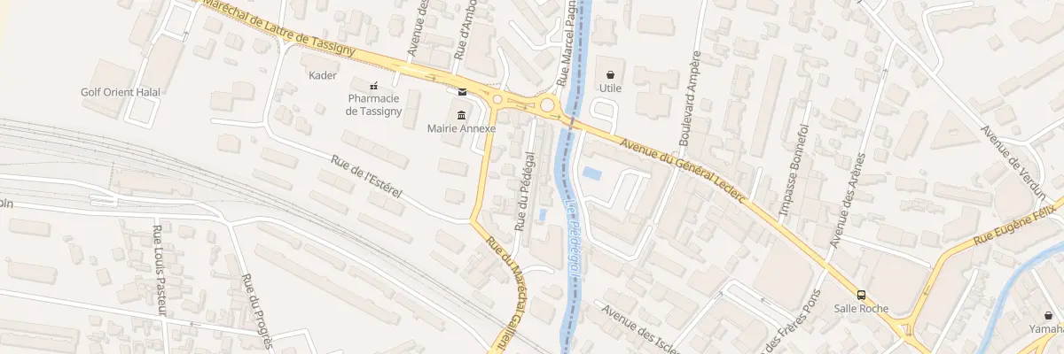 Plan du 67 Rue du PEDEGAL à Fréjus