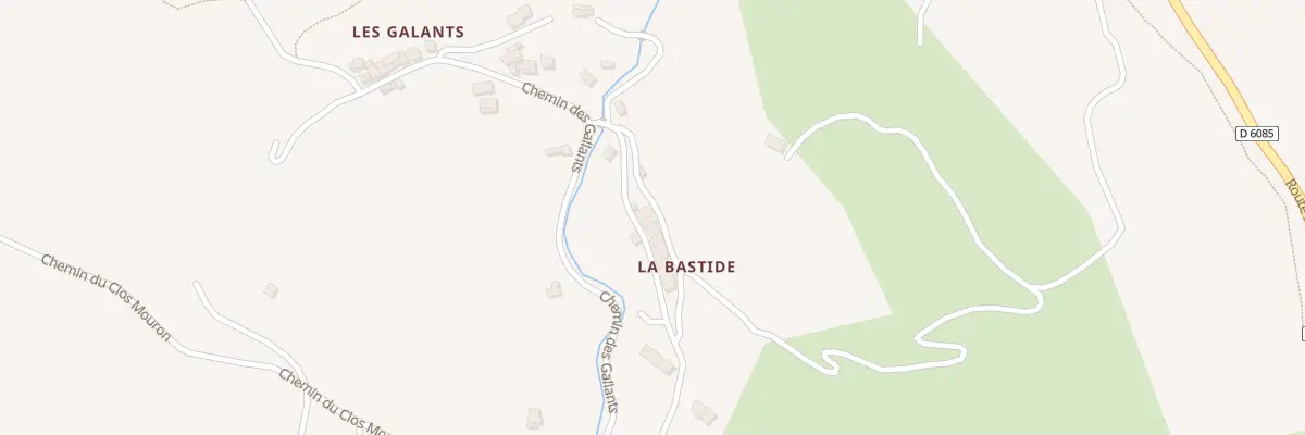 Plan du 230 Che de la Bastide à Escragnolles