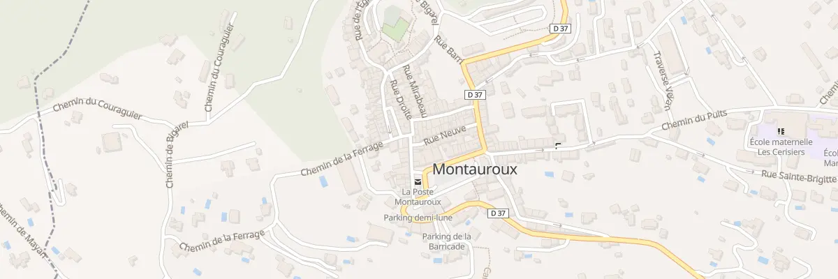 Plan du 2 Rue Neuve à Montauroux