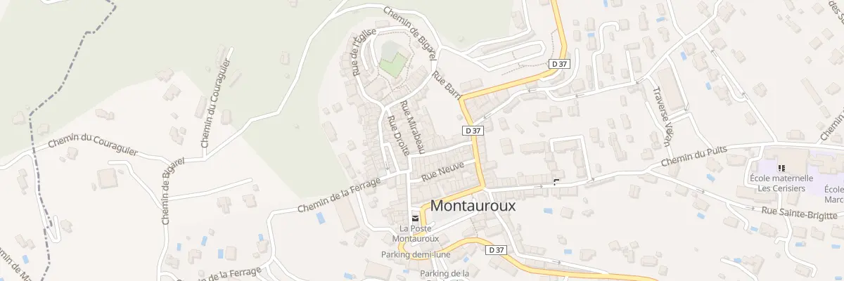 Plan du 5 Rue Mirabeau à Montauroux