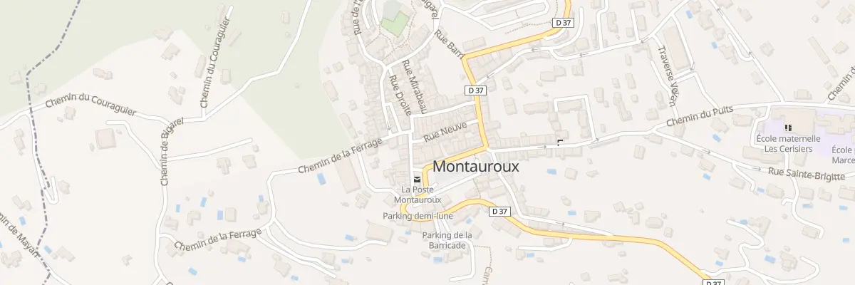 Plan du 5 Rue Neuve à Montauroux
