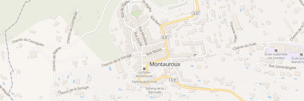 Plan du 12 Rue Neuve à Montauroux