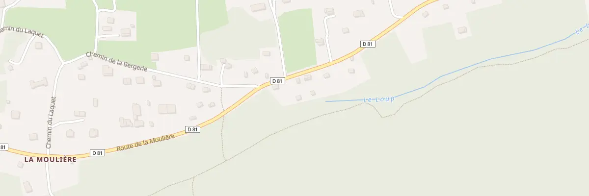 Plan du 5738 Rte de la Moulière à Caille