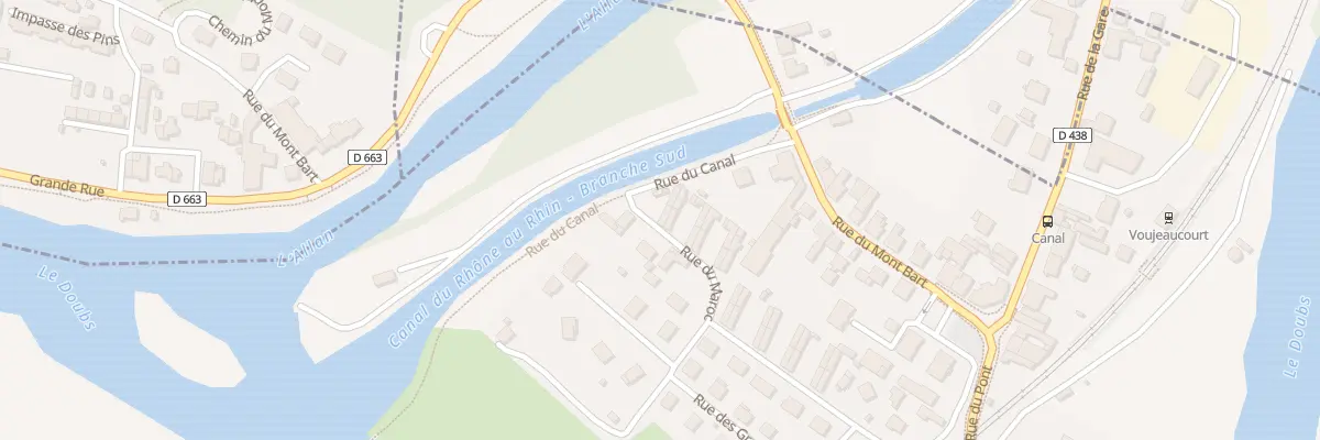 Plan du 28 Rue du Maroc à Voujeaucourt