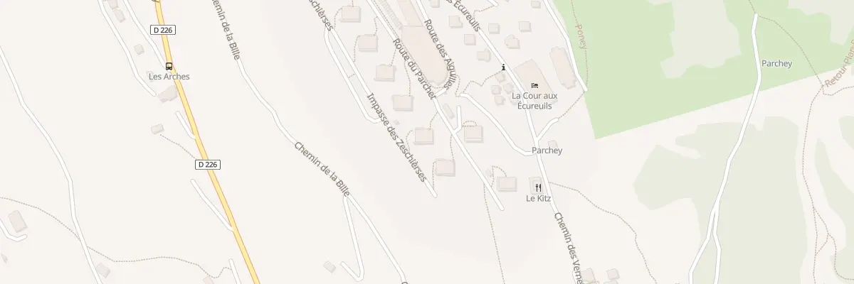 Plan du 298 Rte du Parchet à Peisey-Nancroix