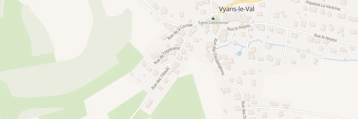 Plan du 13 Rue des Tilleuls à Vyans-le-Val