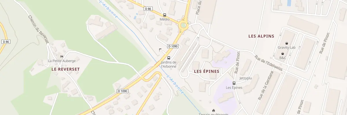 Plan du 953 Av Maréchal Leclerc à Bourg-Saint-Maurice