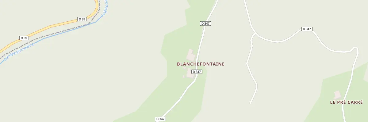 Plan du 1017 Sous les Maisons à Orgeans-Blanchefontaine