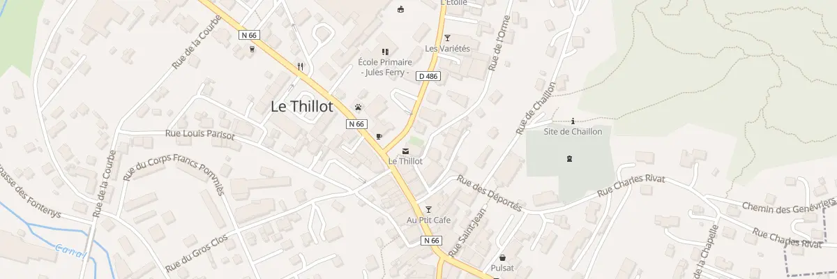 Plan du 6 Pl du 8 Mai au Thillot