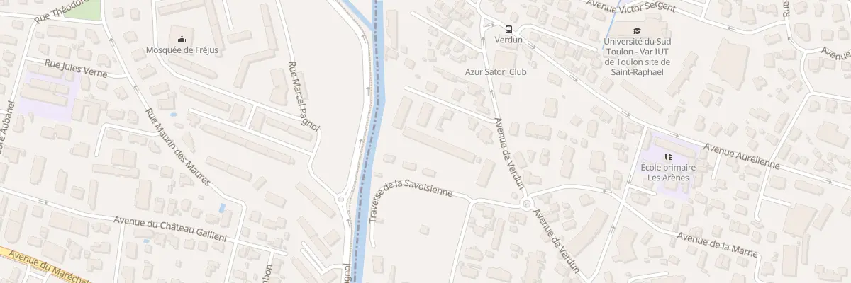 Plan du 529 Av de Verdun à Saint-Raphaël
