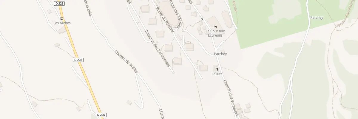Plan du 332 Rte du Parchet à Peisey-Nancroix