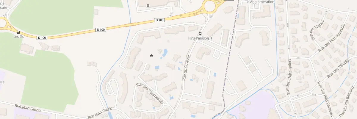 Plan du 307 Rue du SUVERET à Fréjus