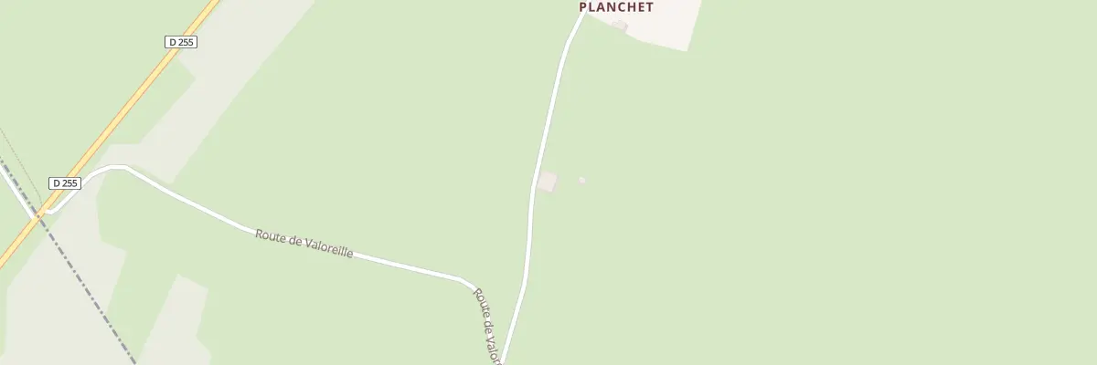 Plan du 2 Planchet à Fleurey
