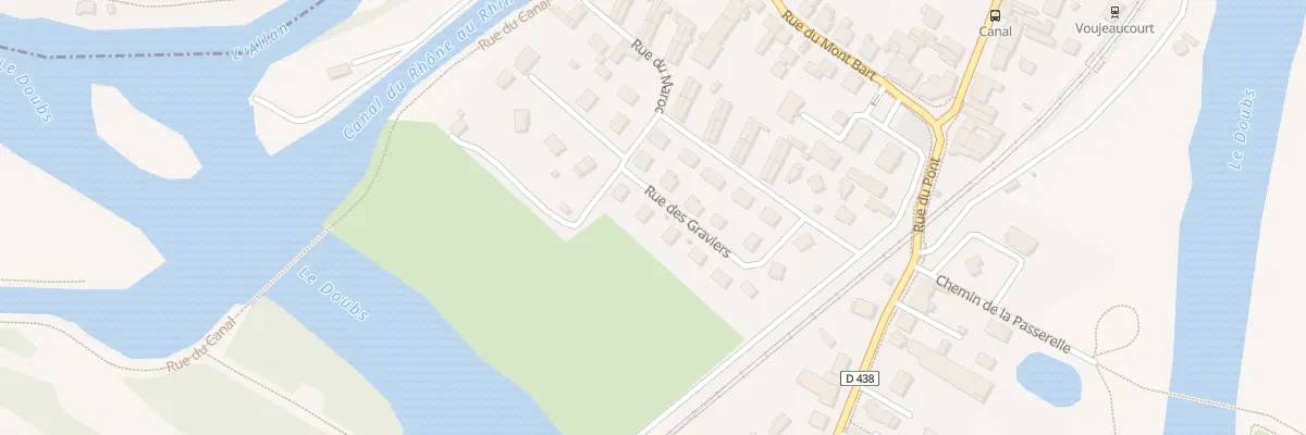 Plan du 12 Rue des Graviers à Voujeaucourt