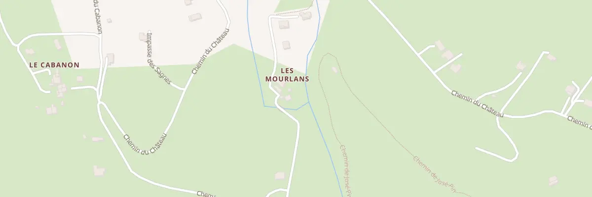 Plan du 174 Che des Mourlans à Escragnolles