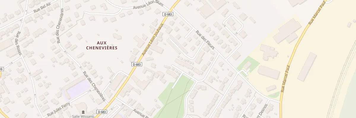 Plan du 45 Rue Paul Verlaine à Héricourt